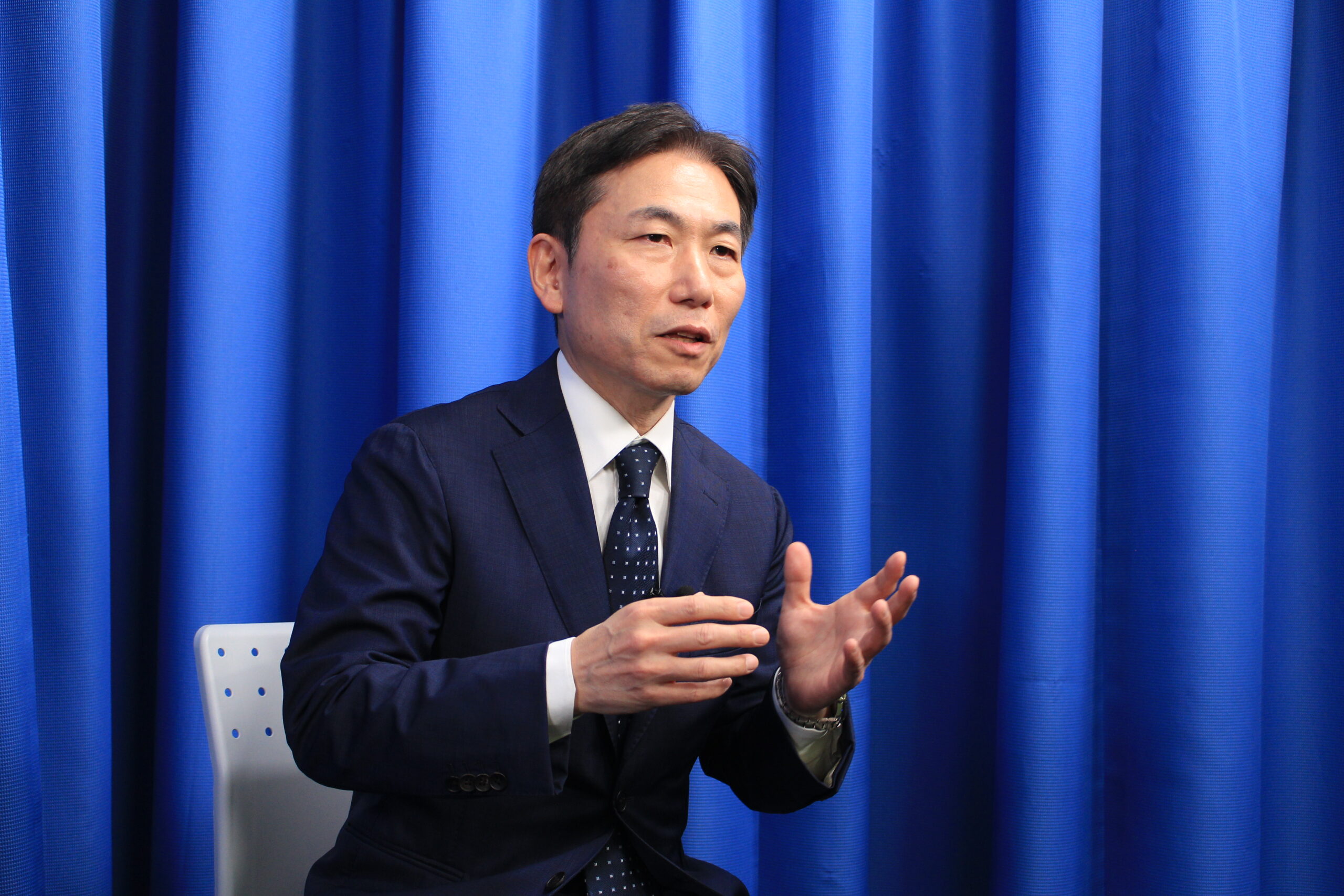 保呂田太郎氏 インタビュー風景